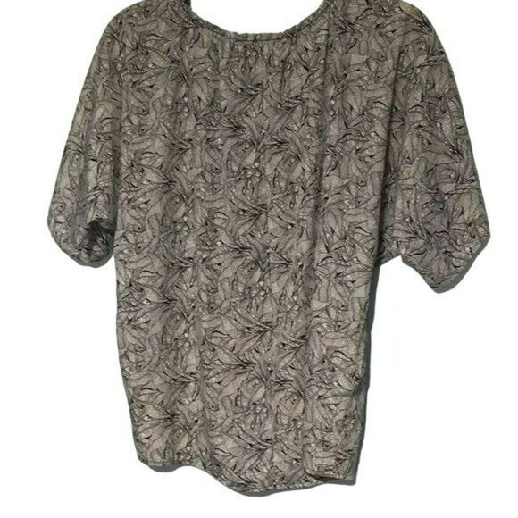 Loft XS Botanical Print Sleeveless Top - Picture 4 of 5